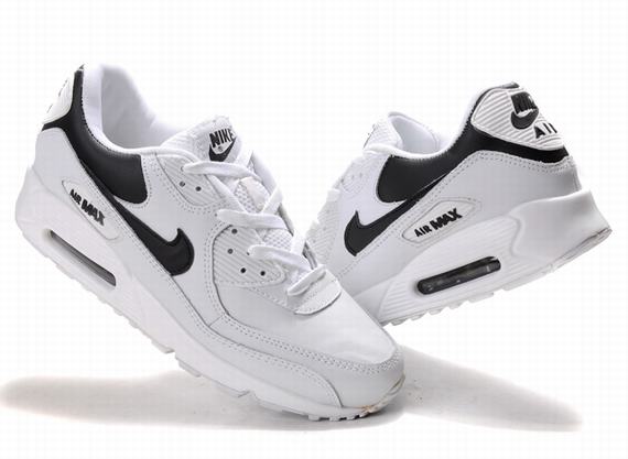 New Men'S Nike Air Max Black/White